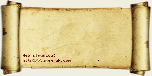 Kristina Rađenović vizit kartica